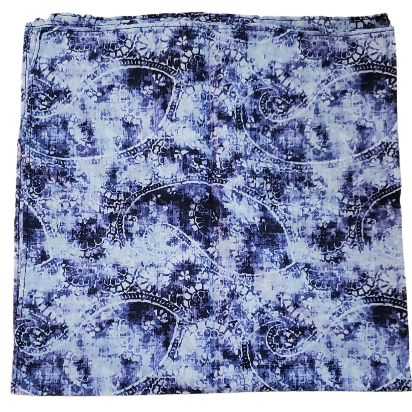 Tie Dye Paisley Print- Bandana