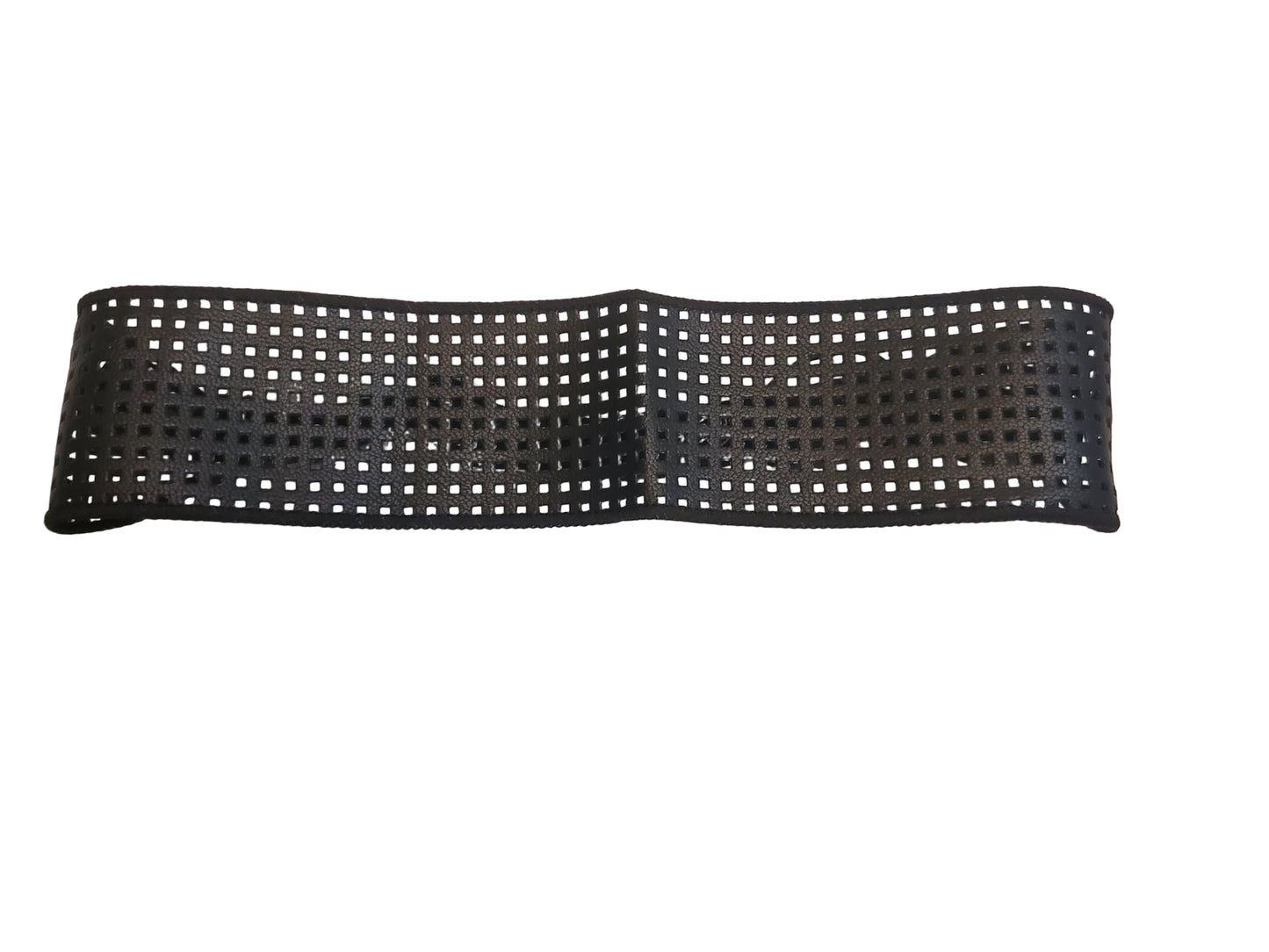 Black Perforated Leather Junior Band