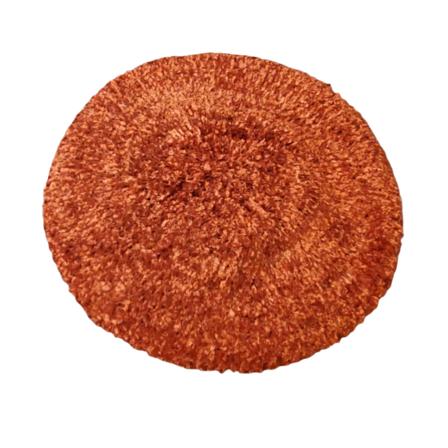 Solid Chenille Rust Snood