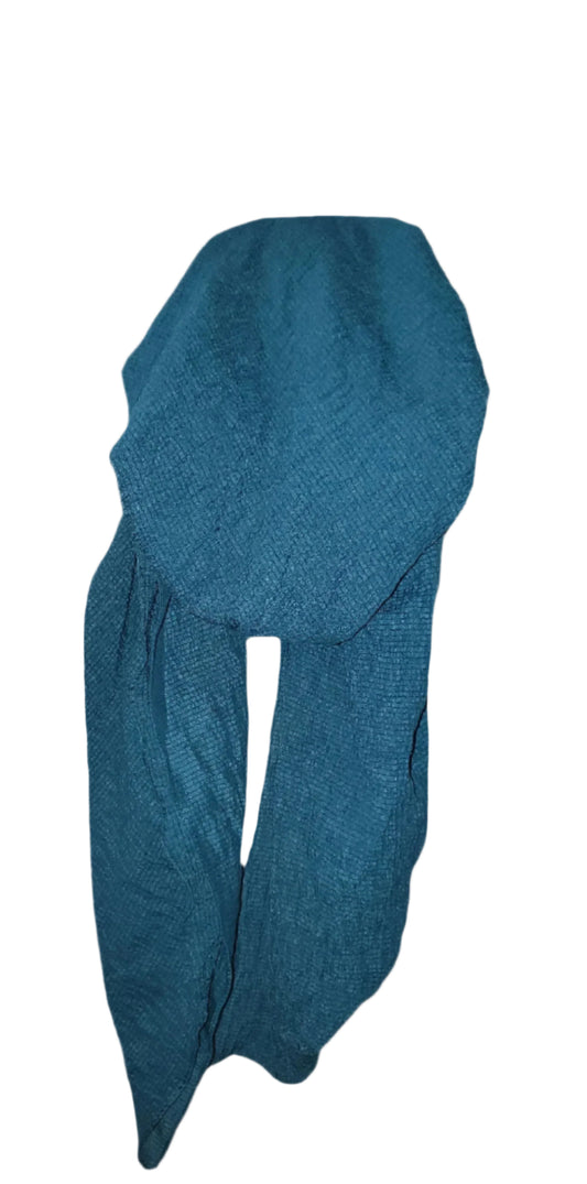 Tweed Turquoise Pretied