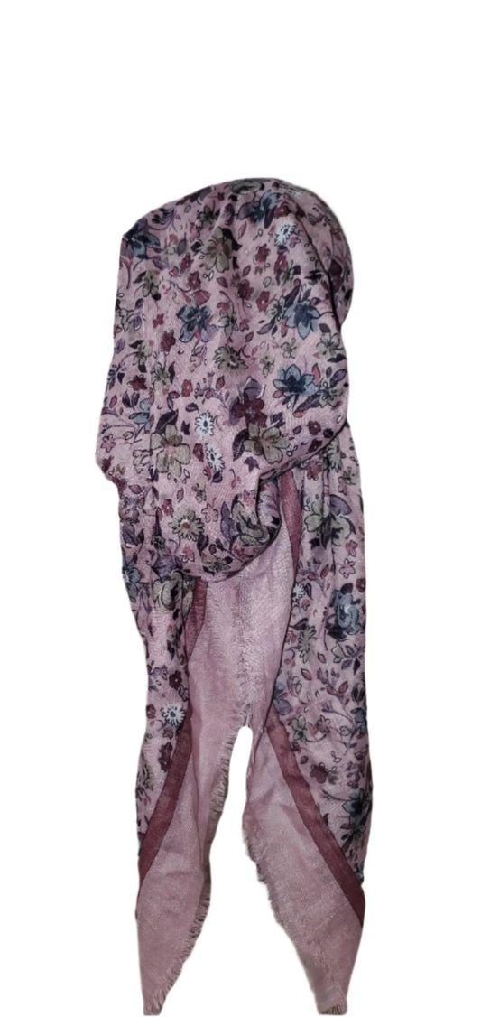Fall Floral Lavender Pretied