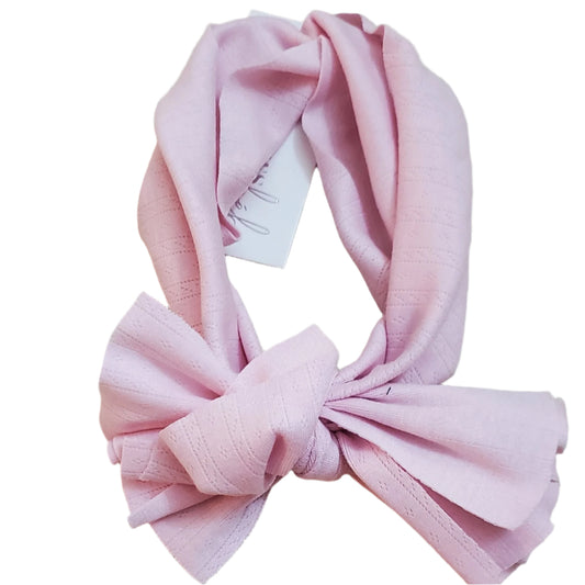 Pointelle Baby Bows